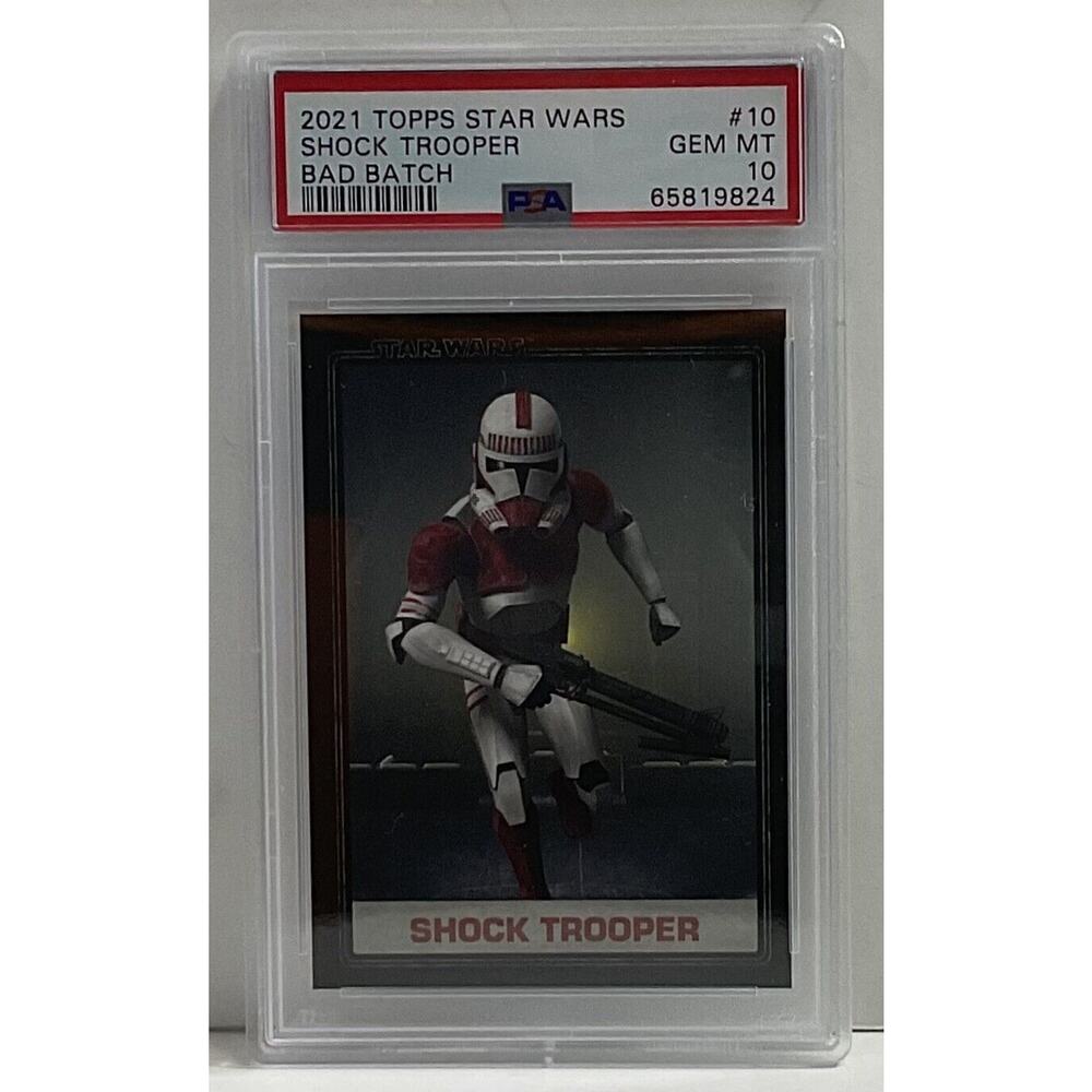 Star Wars 2021 Shock Trooper Bad Batch #10 PSA 10 CERT#65819824